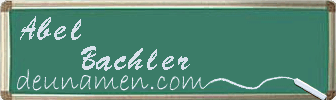 Abel Bachler Visitenkarte